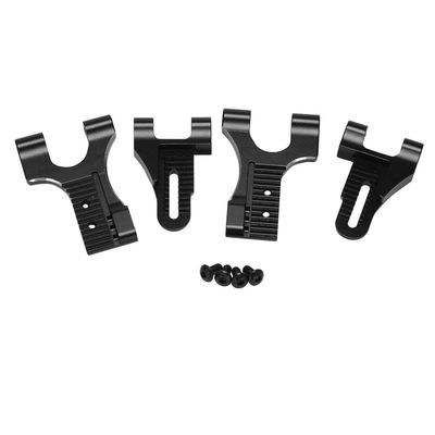 2Pcs RC Model Car Back Down Adjustable Swing Arm for 3RACING Sakura D5S 1/10 RC Super Rear Drive Car Upgrade Parts ( Color : Black )