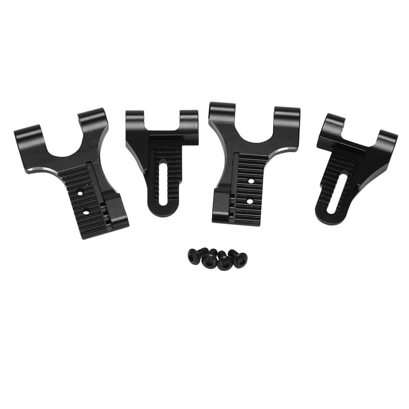 2Pcs RC Model Car Back Down Adjustable Swing Arm for 3RACING Sakura D5S 1/10 RC Super Rear Drive Car Upgrade Parts ( Color : Black )