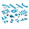 2Pcs Metal Rear Suspension Arm Swing Arm for Tamiya XV-01 XV01 1/10 RC Car Upgrades Parts Accessories ( Color : Blue ) view 2