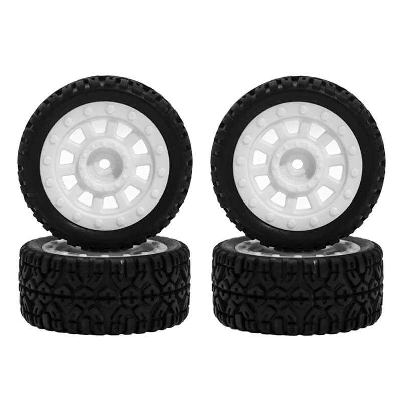 4Pcs RC Car Wheel Tires Tyres for SG 1603 SG 1604 SG1603 SG1604 1/16 RC Car Spare Parts Accessories ( Color : Black )