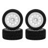 4Pcs RC Car Wheel Tires Tyres for SG 1603 SG 1604 SG1603 SG1604 1/16 RC Car Spare Parts Accessories ( Color : Black ) view 1