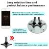 LOQATIDIS Stainless Steel Spinning Top, Premium Exquisite Well Made Metal Desk EDC Toys, Spin Long Time Perfect Balance, Help Relieve Stress, Anxiety (Black 3PCS / Small + Medium + Large) view 3