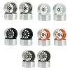 4PCS Deep Dish Wagon 1.9 Metal Beadlock Wheel Hub Rim for 1/10 RC Crawler Axial SCX10 90046 Traxxas TRX4 RC4WD D90 (Color : Copper) view 2