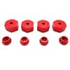 4PCS 5mm to 12mm Metal Combiner Wheel Hub Hex Adapter for WPL D12 C24 C34 B24 B36 MN D90 D99 RC Car Upgrade Parts ( Color : Red ) view 1