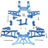 Upgrade Aluminum Alloy Chassis Arm C Seat Rear Stub Axle Parts Kit for 1/10 Traxxas 2WD Slash Rustler Stampede Parts ( Color : Blue ) view 1