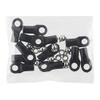 12Pcs 5347 Rod End Ball Joint General Trolley Ball Compatible with 1/10 Traxxas E-REVO REVO Summit view 3