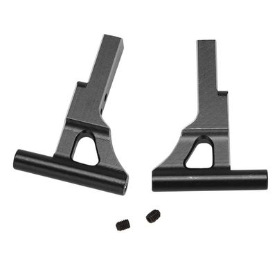 2Pcs RC Model Car Front Lower Arm for 3RACING Sakura D5S 1/10 RC Super Rear Drive Car Upgrade Parts ( Color : Black )