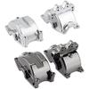 2Pcs Aluminum Front and Rear Gear Box Set for WLtoys 1/18 RC Car A959 A959B A969 A969-B A979 K929 Upgrade Parts ( Color : Silver ) view 2