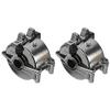2Pcs Aluminum Front and Rear Gear Box Set for WLtoys 1/18 RC Car A959 A959B A969 A969-B A979 K929 Upgrade Parts ( Color : Silver ) view 3