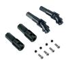 4 Pcs Metal Front Axle Drive Shaft Rear Axle Shaft for WPL C14 C24 C34 B14 B24 B36 MN D90 MN99S RC Car Upgrade Parts ( Color : Black ) view 1