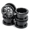 2.2inch Aluminum Alloy Beadlock 40mm Wheel Rim Hub for Axial Wraith 90018 SCX10 II 90046 TRAXXAS TRX-4 1/10 RC Car Parts ( Color : Black 2pcs ) view 3