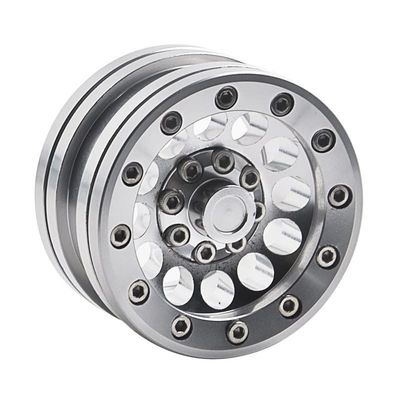 BAIJAC 1.9inch Wheels Beadlock Alloy Metal Rims Wheel Aluminum Wheel Rims for RC 1:10 Truck Rock Crawler Car SCX-10 AX-10 CC01 (Color : 7-1Pcs)