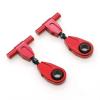 BAIJAC 2Pcs Metal Front Upper Suspension Arms Swing Arm for Tamiya TT-02 TT02 TT02T 1/10 RC Car Upgrade Parts ( Color : Red ) view 1