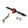 BAIJAC Metal Rear Bridge Axle with Shock Absorber Leaf Springs Suspension for WPL D12 B16 B36 B14 B24 RC Car Parts (Color : Set C Silver) view 4