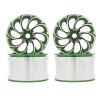 4Pcs Metal 2.2 Beadlock Wheel Rims Hub for 1/10 RC Crawler Car Axial SCX10 RR10 Wraith Traxxas TRX-4 Upgrade Parts (Color : Green) view 1