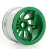 4Pcs Metal 2.2 Beadlock Wheel Rims Hub for 1/10 RC Crawler Car Axial SCX10 RR10 Wraith Traxxas TRX-4 Upgrade Parts (Color : Green) view 4