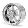 1/2/4pcs Metal Wheel 2.2 Beadlock Wheels Rims for 1/10 RC Crawler Axial SCX10 TRX4 (Color : Sliver 4pcs) view 4