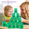 yeesport Sport Stacking Cups, 48pcs Sports Stacking Cups Sport Training Games for Travel Party Challenge Competition Gift for Kids and Adults (Blue+Green+Orange+Purple) view 2