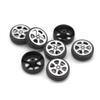 20 Pcs Toys Wheels 1.9x6.7x20mm Plastic Tire for 2mm Shaft DIY Model Toy RC Car view 1