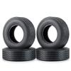 BAIJAC 22/25/28/30mm Rubber Tyres Wheel Tires for Tamiya 1/14 RC Trailer Tractor Truck Front & Rear Wheel Rims Accessories Part ( Color : 4Pcs Style 1 ) view 1