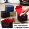 Vicenpal 10 Pieces Leather Deck Game Card Box Magnetic Card Game Case for 100 Plus Gaming Storage Containers Compatible with MTG Deck Boxes,10 Colors view 3