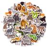 100 Pack Jungle Safari Zoo Animal Stickers, Jungle Party Favors, Party Decorations view 1