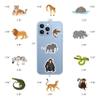 100 Pack Jungle Safari Zoo Animal Stickers, Jungle Party Favors, Party Decorations view 2