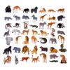100 Pack Jungle Safari Zoo Animal Stickers, Jungle Party Favors, Party Decorations view 4