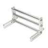 RC Front Bumper, Aluminum Alloy Front Bumper, RC Car Metal Front Bumper for 1/10 RC Car Crawler Chassis Gspeed LCG TRX4 SCX10 Dodge Power Wagon Cliffhanger Body Shell Accessory Parts (Silver) view 1