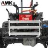 RC Front Bumper, Aluminum Alloy Front Bumper, RC Car Metal Front Bumper for 1/10 RC Car Crawler Chassis Gspeed LCG TRX4 SCX10 Dodge Power Wagon Cliffhanger Body Shell Accessory Parts (Silver) view 4