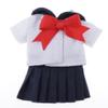 predolo School Uniform Doll Clothes Suit for Obitsu11 Doll Party Costume Decor, Dark Blue view 3