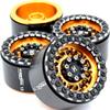 HOBBYSOUL Aluminum 1.9 Beadlock Wheels Wide 32mm / 1.25'' Hex 12mm Rims for 1/10 RC Crawler Truck TRX4 SCX10 Gen8 Upgrades,HS701095 view 1