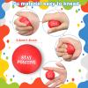 Chivao 80 Pcs Motivational Stress Balls Colorful Foam Inspirational Quotes Anxiety Relief Balls Small Funny Stress Relief Hand Exercise Gifts for Adults Teams Motivating Encouraging (Positive) view 3