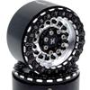 HOBBYSOUL Wide 32mm 1.9 Beadlock Wheels Aluminium Rims Hex 12mm for 1/10 Crawler Truck TRX4 SCX10 Gen8 Upgrades,HS701097 view 3