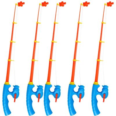 Zerodeko Kids Poles Set of 5 Toy Rods for Toddlers and Children Lightweight Portable Accessories for Hand-Eye Coordination and Early Education Play