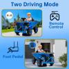 12V Kids Ride On Car, Construction Truck Remote Control Manual Operated, Real Digging Bucket, Electric Car Vehicle for Boys & Girls, Outdoor Toy, Birthday Gift view 4