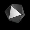 20 Sided Dice (Icosahedron) (No Numbers (Solid), .1875 HRPO) view 2