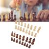 32 Pcs Chess Pieces Chess Game Figurine Pieces Replacement for Family Gatherings Party Games Chess, Chess Pieces Chess Pieces Replacement Chessmen Pieces Only Chess Game Figurine Pieces Chess Fig view 2