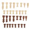 32 Pcs Chess Pieces Chess Game Figurine Pieces Replacement for Family Gatherings Party Games Chess, Chess Pieces Chess Pieces Replacement Chessmen Pieces Only Chess Game Figurine Pieces Chess Fig view 4