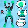 28 Packs Valentines Day Cards for Kids with Sticky Wall Climbing Men Ninja Set for Classroom,Valentine's Gifts Exchange For School, Valentine's Party Favors for Kids, Valentine's Prizes for Boys Girls view 3