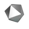 20 Sided Dice (Icosahedron) (No Numbers (Solid), .125 6061 Aluminum) view 1