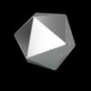 20 Sided Dice (Icosahedron) (No Numbers (Solid), .125 6061 Aluminum) view 2