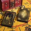 Jayiaine Tarot Cards Deck, Water Proof with Guidebook Divination Oracle 80 Cards, Fortune Telling Game Set for Family Reunion Beginners Expert Readers for Christmas Birthday, Black view 3