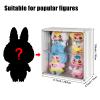 Display Case for Plush Doll, Wall-Mounted Collectibles Clear Case, Adjustable Display Stand Acrylic Display Box with Door Dust and Moisture Proof Suitable for Pop Mart Plush Dolls view 2
