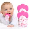 2Pack Silicone Teething Mitt, Soothing Infant Teething Mitten Pain Relief, Prevent Scratches Glove, Safe Silicone Teething Toys for 0-12 Months view 1