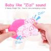 2Pack Silicone Teething Mitt, Soothing Infant Teething Mitten Pain Relief, Prevent Scratches Glove, Safe Silicone Teething Toys for 0-12 Months view 4
