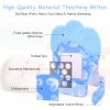 2Pack Silicone Teething Mitt, Soothing Infant Teething Mitten Pain Relief, Prevent Scratches Glove, Safe Silicone Teething Toys for 0-12 Months Blue Heart view 3