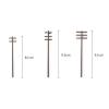 UGPLM 3pcs 1:87 Miniature Telephone Poles Set for Architecture Layout Scale view 4