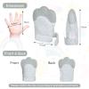 2Pack Silicone Teething Mitt, Soothing Infant Teething Mitten Pain Relief, Prevent Scratches Glove, Safe Silicone Teething Toys for 0-12 Months view 2