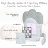 2Pack Silicone Teething Mitt, Soothing Infant Teething Mitten Pain Relief, Prevent Scratches Glove, Safe Silicone Teething Toys for 0-12 Months view 3